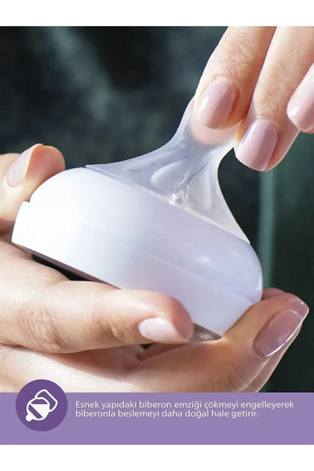 Natural Response Doğal Tepkili PP 3'lü Biberon Seti 125 ml 0+ Ay