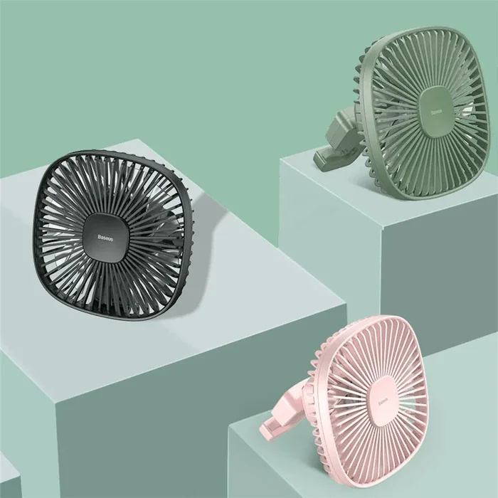 Natural Wind Mıknatıslı Araç Arka Koltuk Vantilatör Fan Soğutucu - Sessiz Kablosuz Soğutma ve El Tipi Fan