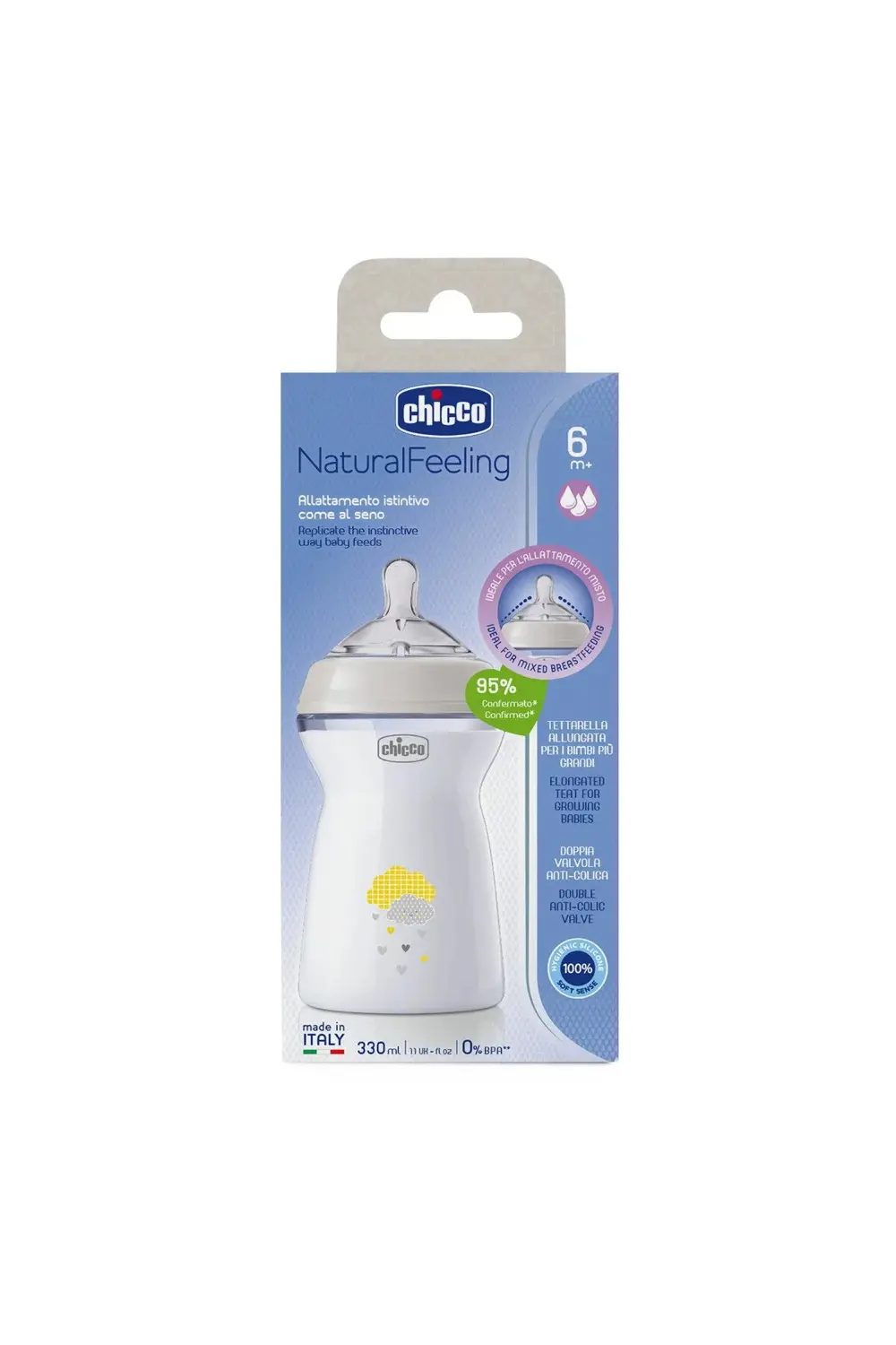 Naturalfeeling Biberon 6 Ay 330 ml