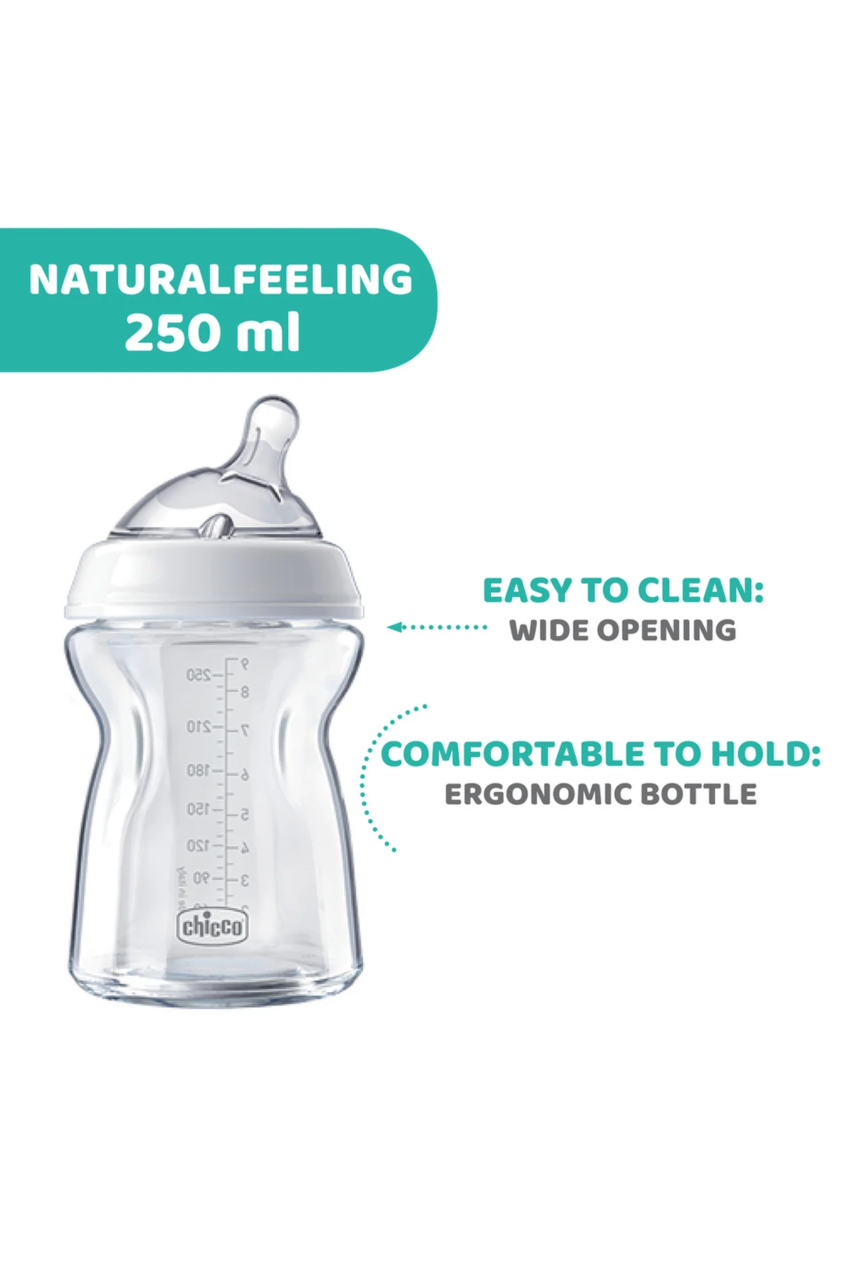 NATURALFEELING CAM BİBERON  0 AY+ 250 ML