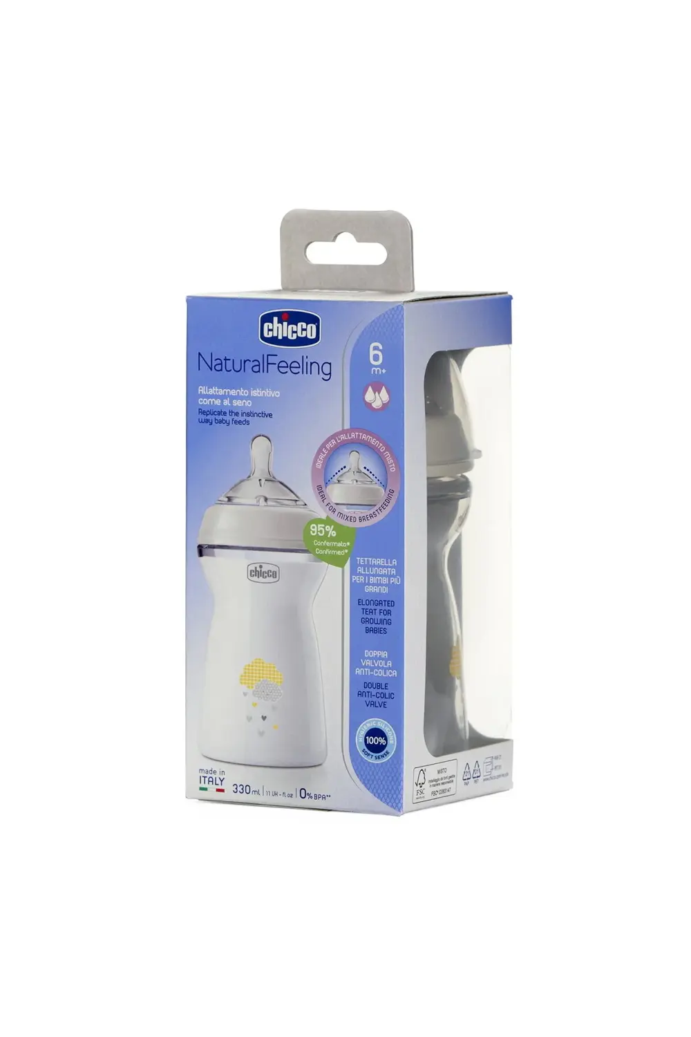 NATURALFEELING PP BİBERON 6 AY+ 330 ML