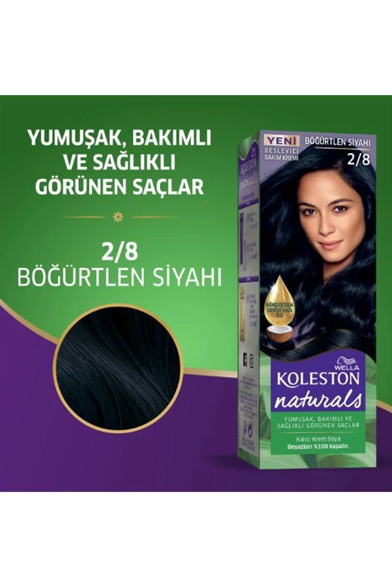 Naturals Saç Boyası Böğürtlen Siyahı 2/8 – 2x Paket, 6 Haftaya Kadar Kalıcı Renk Fiyatı, Yorumları ve Özellikleri