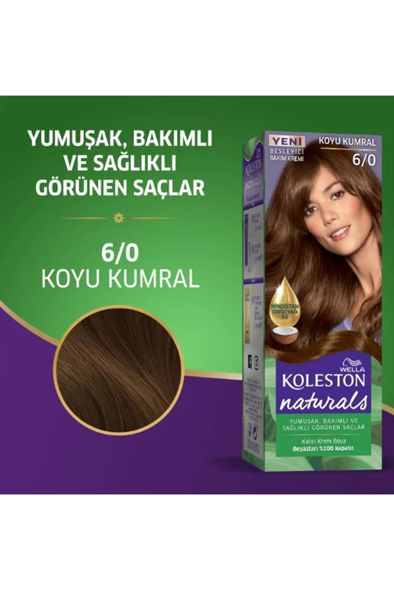 Naturals Saç Boyası Koyu Kumral 6/0 2x Paket - 6 Haftaya Kadar Kalıcı Yoğun Renk ve Beyaz Kapama Naturals Saç Boyası Koyu Kumral 6/0 2x Paket - 6 Haftaya Kadar Kalıcı Yoğun Renk ve Beyaz Kapama