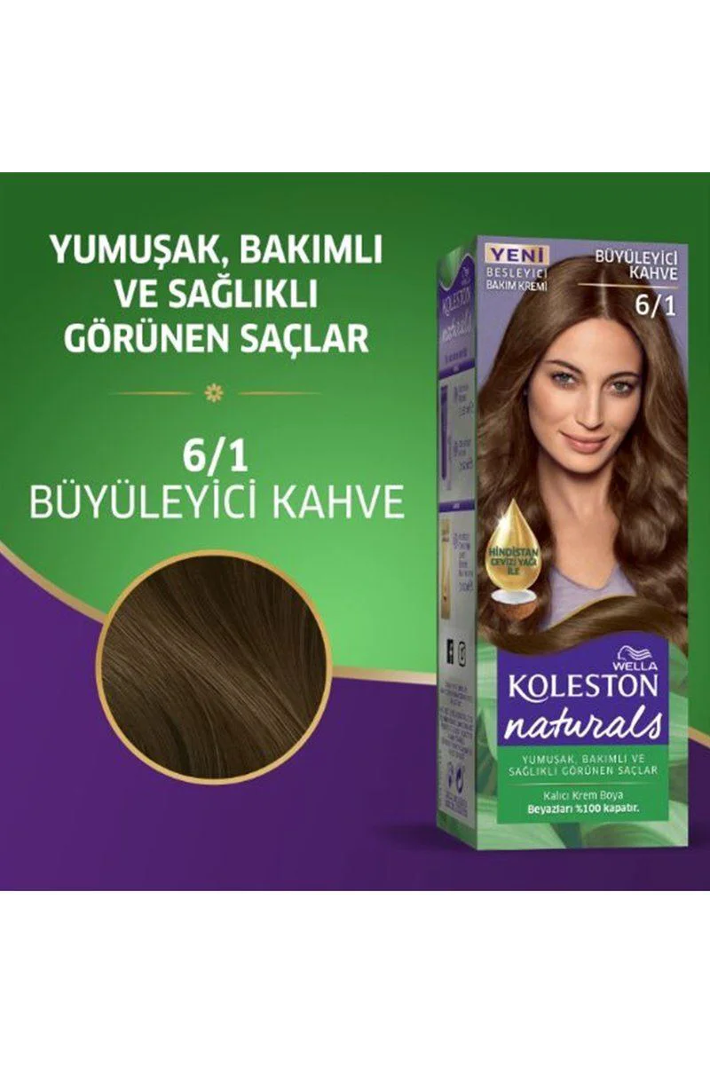Naturals Saç Boyası Büyüleyici Kahve 6/1 - 2'li Paket, 6 Haftaya Kadar Kalıcı Renk Fiyatı, Yorumları ve Özellikleri