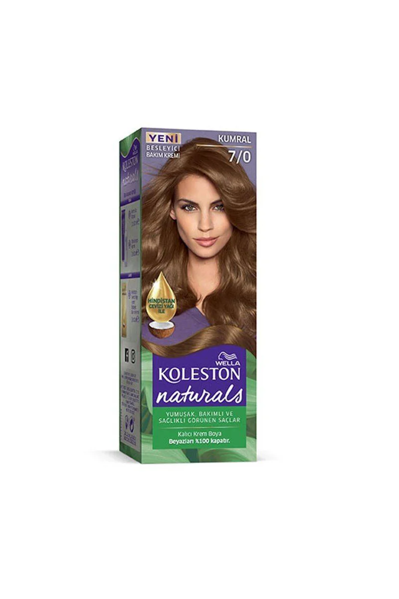 Naturals Saç Boyası Kumral 7/0 - Wella Koleston ile Uyumlu Kalıcı Saç Boyası, Yoğun Renk ve Beyaz Kapama Naturals Saç Boyası Kumral 7/0 - Wella Koleston ile Uyumlu Kalıcı Saç Boyası, Yoğun Renk ve Beyaz Kapama