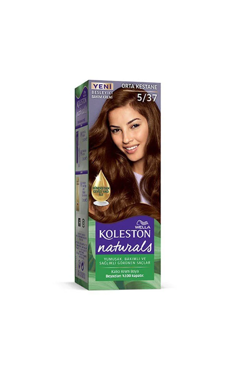 Naturals Saç Boyası Orta Kestane 5/37 – 6 Haftaya Kadar Kalıcı Yoğun Renk ve Beyaz Kapama Fiyatı, Yorumları ve Özellikleri