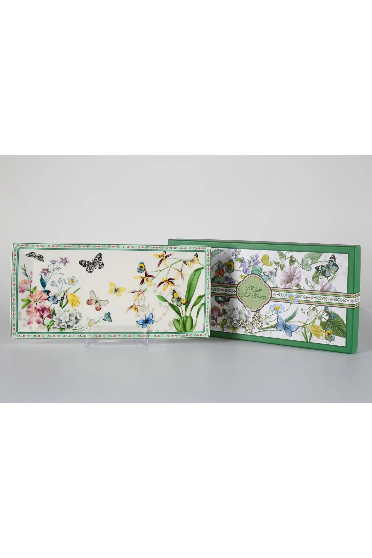 Nature Butterfly Baton Servis Servis Tabağı 31*15cm