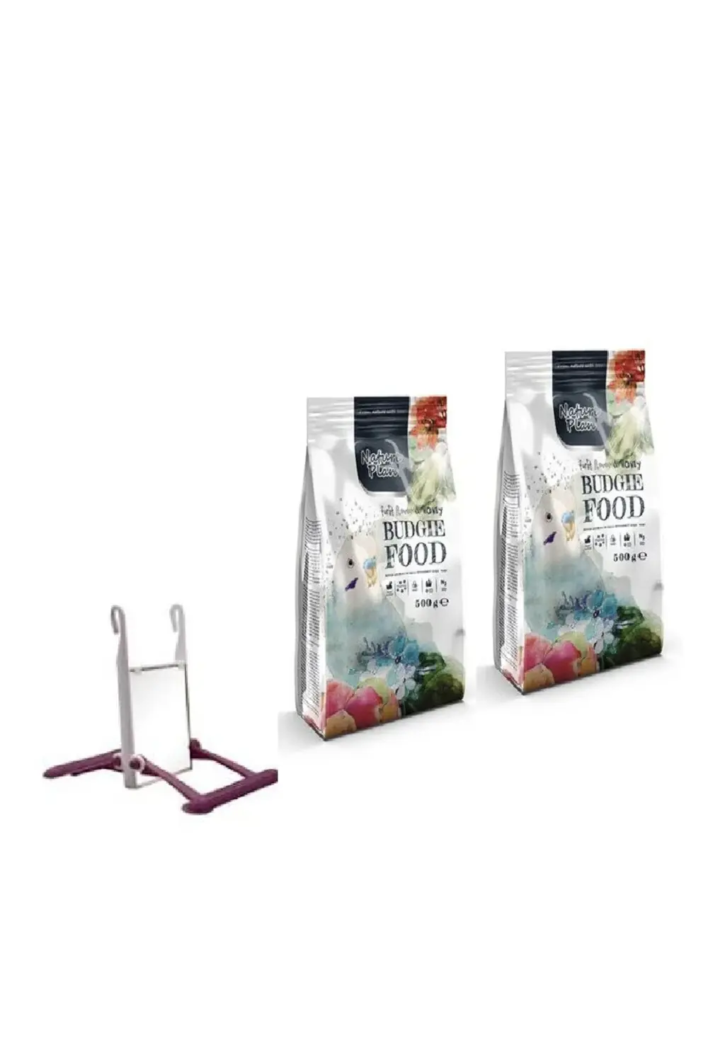 Nature Plan Premium Muhabbet Kuşu Yemi 500 Gr X 2 Adet +Muhabbet