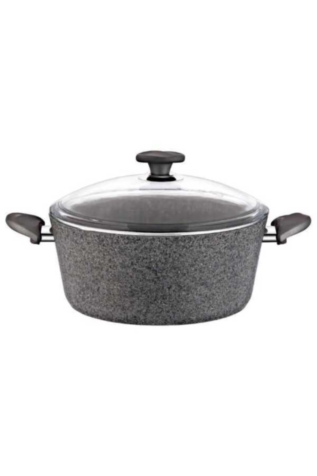 Nature Stone 20 Cm Granit Tencere, Gri