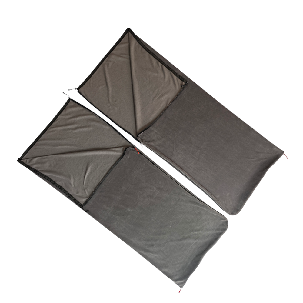 Naturecamp Deni Gri Birleştirilebilir Çift Kişilik Polar Kamp Uyk