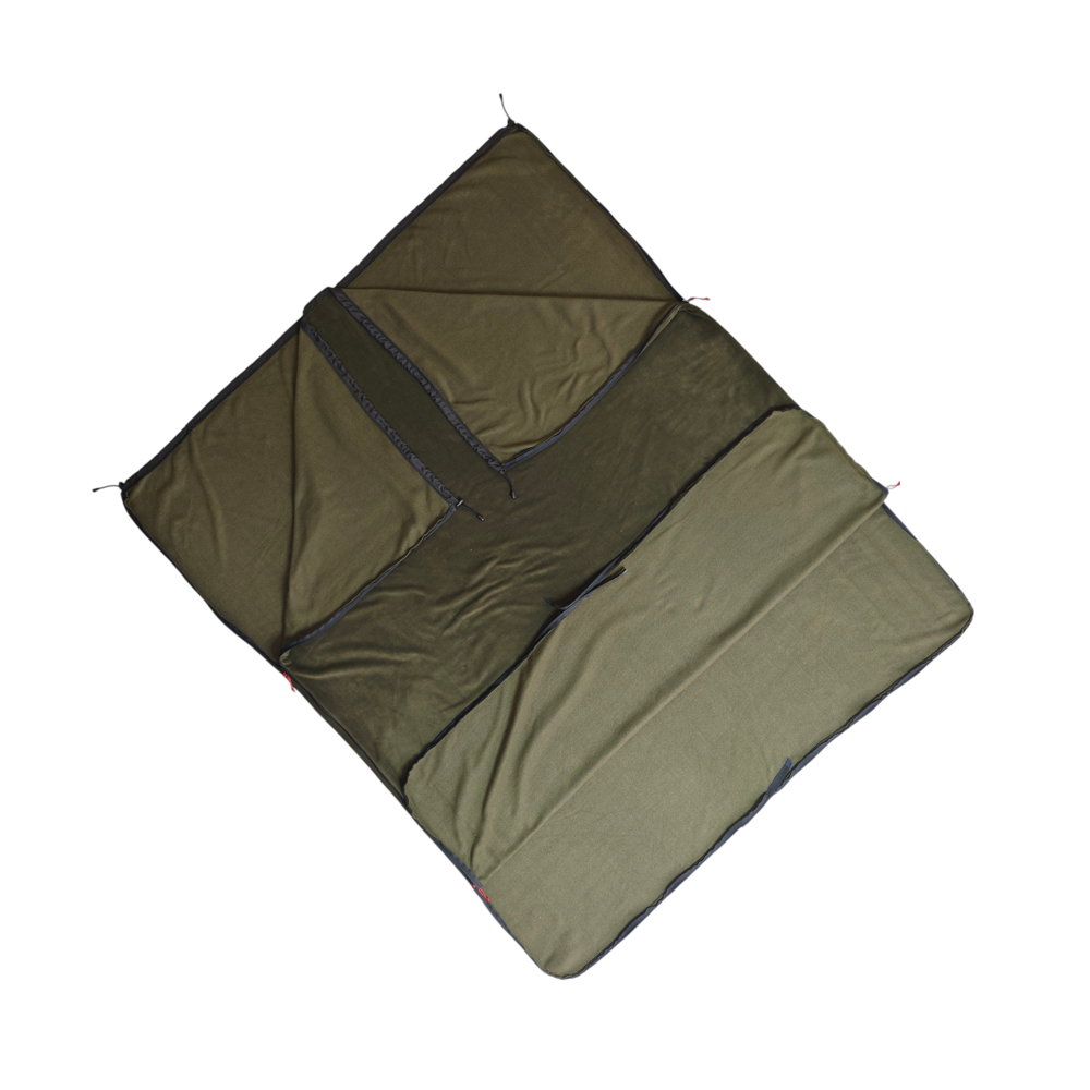 Naturecamp Deni Haki Birleştirilebilir Çift Kişilik Polar Kamp Uy