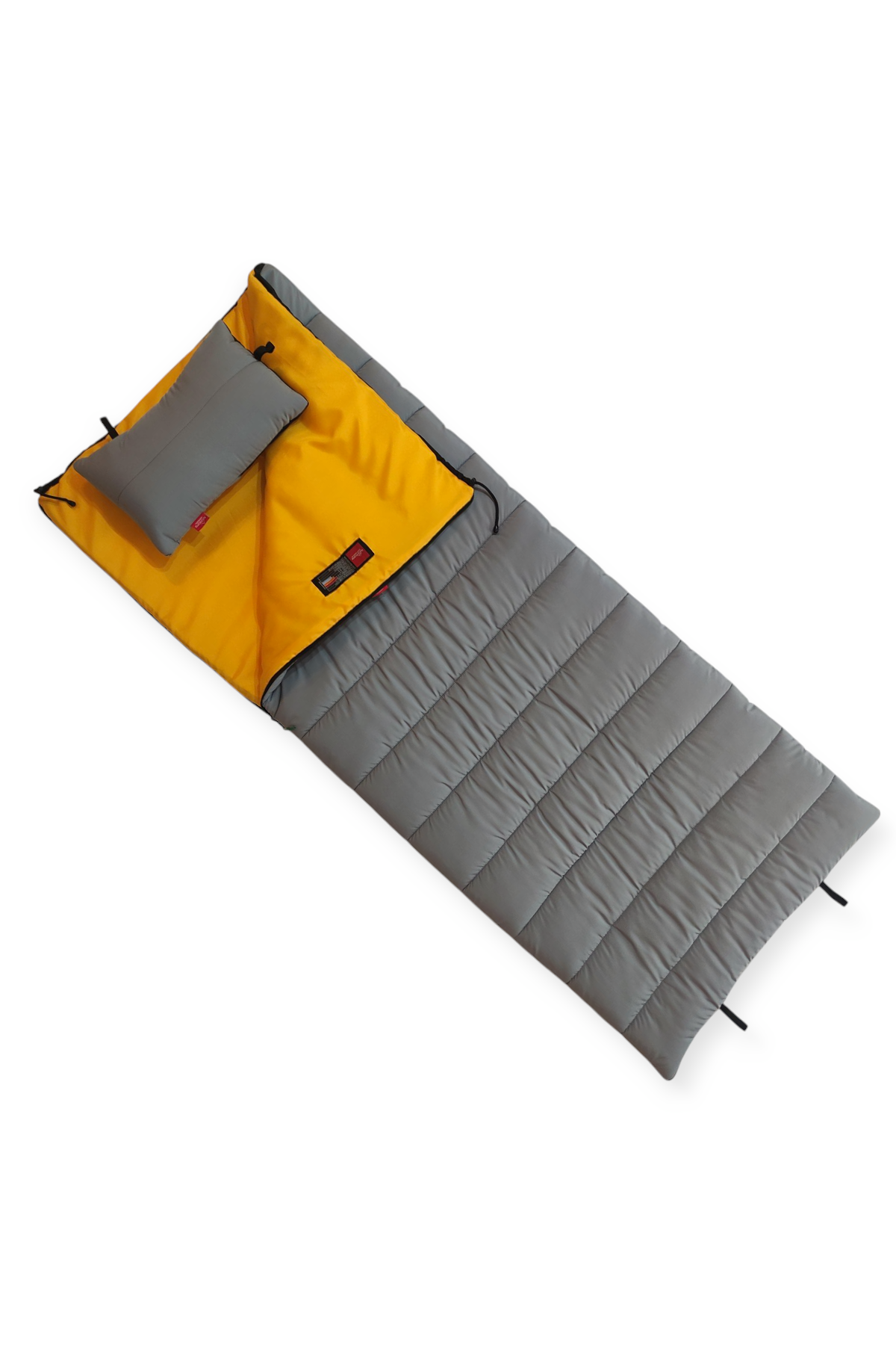 Naturecamp Oga 350 Gri -15 Derece Yastıklı Kamp Uyku Tulumu