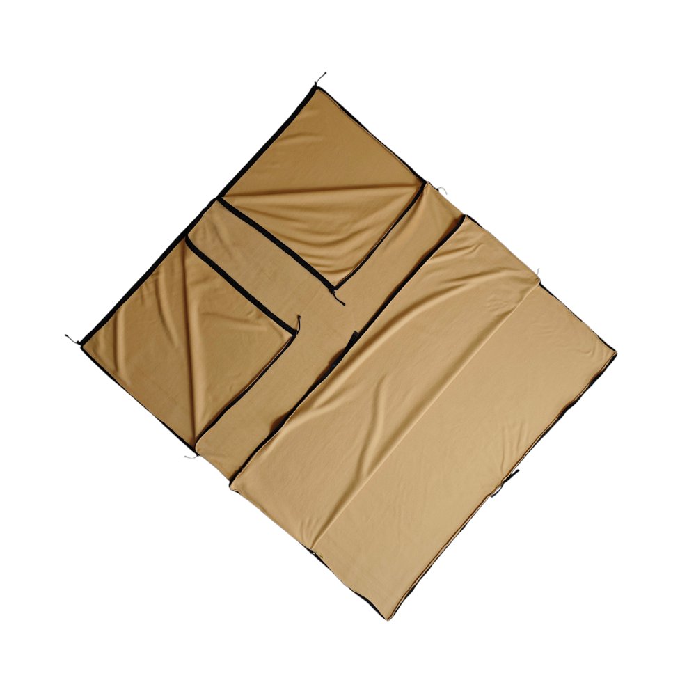 Naturecamp Seyi Camel Birleştirilebilir Çift Kişilik Polar Kamp U