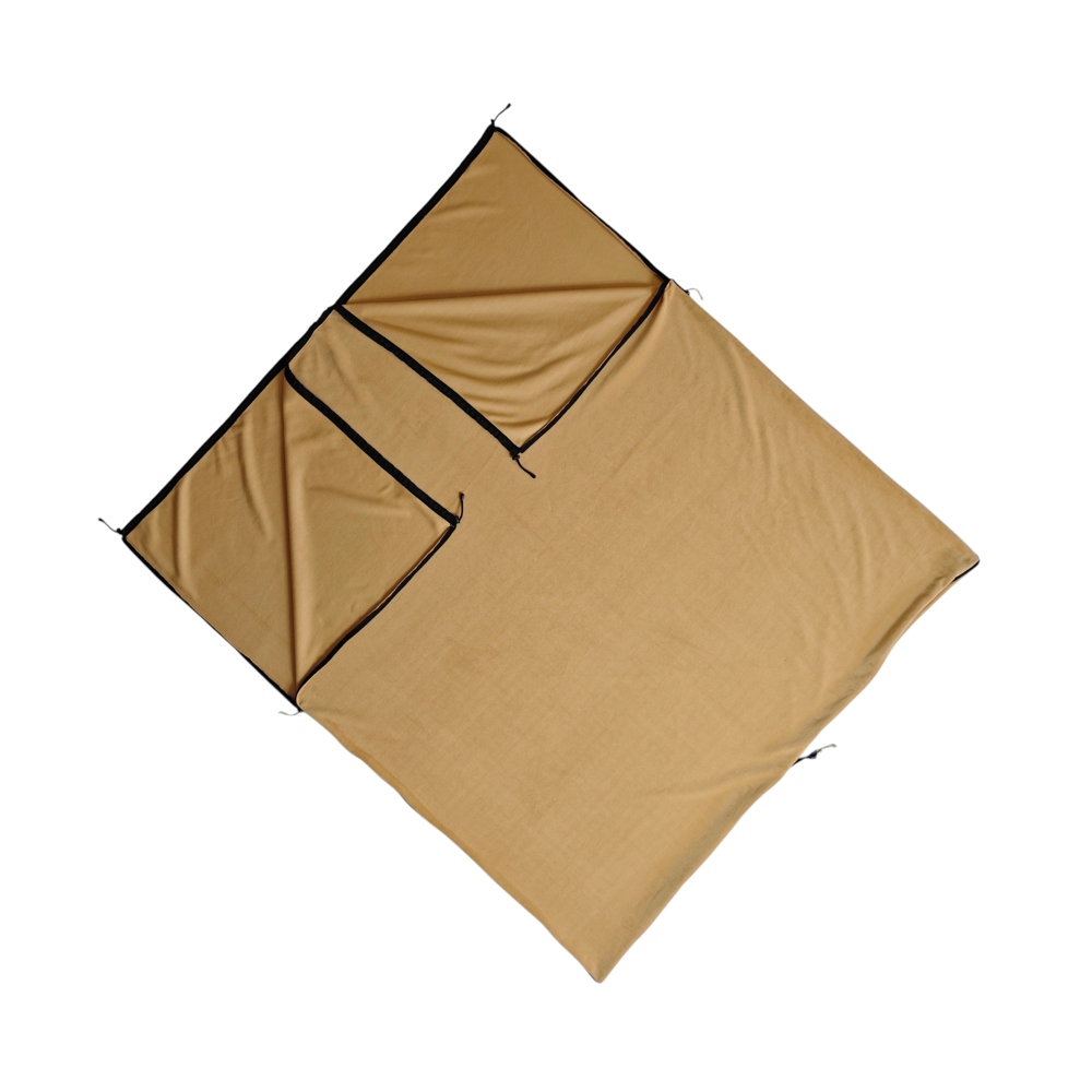 Naturecamp Seyi Camel Birleştirilebilir Çift Kişilik Polar Kamp U