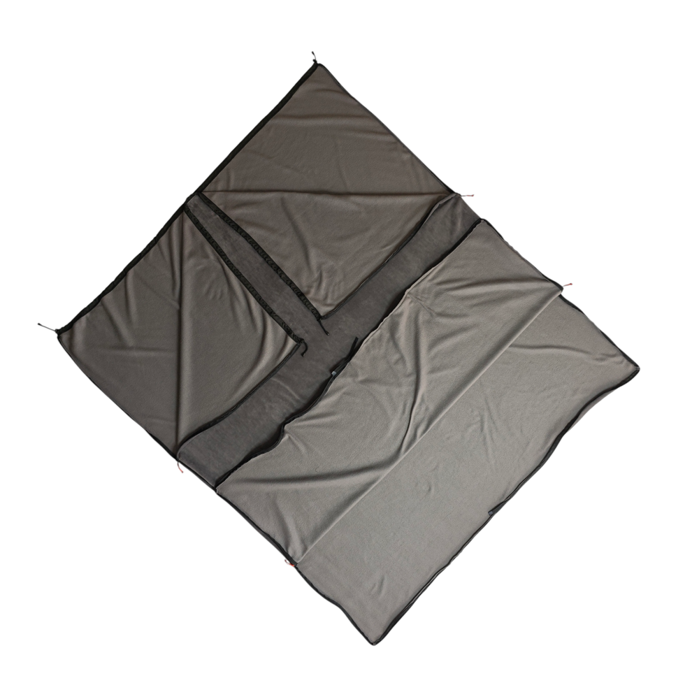 Naturecamp Seyi Gri Birleştirilebilir Çift Kişilik Polar Kamp Uyk