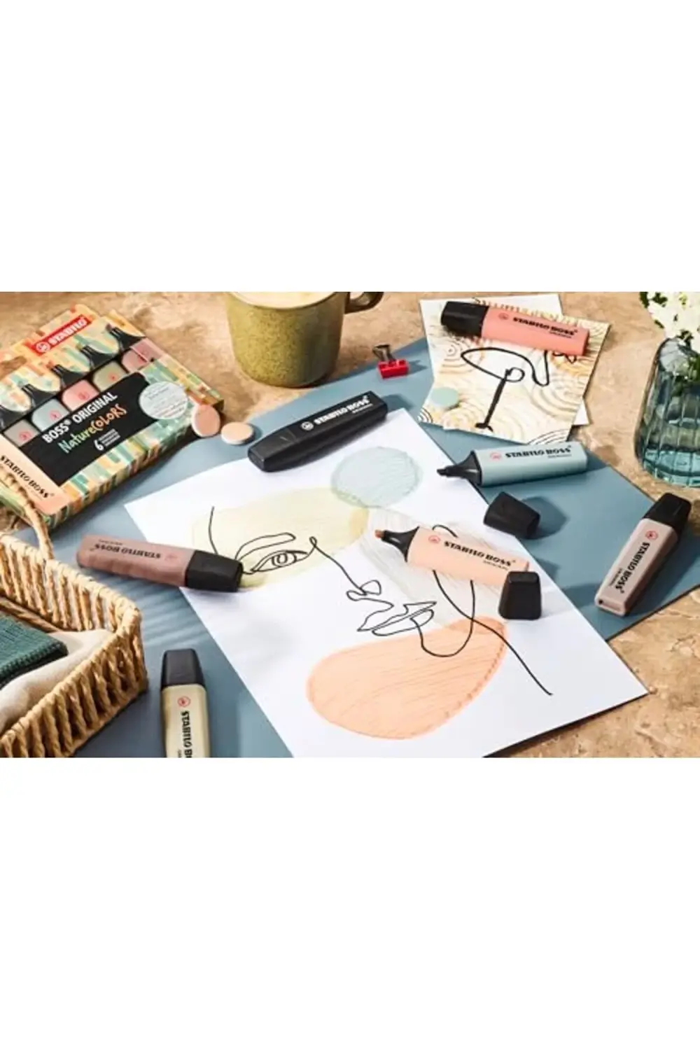 NatureCOLORS - Fosforlu - 4'lü Paket - Çeşitli Renkler 1185222