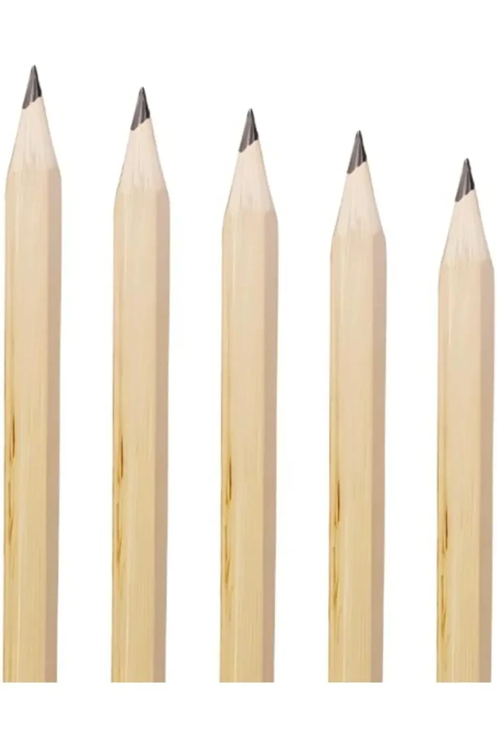 Naturel Altıgen Kurşun Kalem Seti, Silgili, 10 Adet 1178227