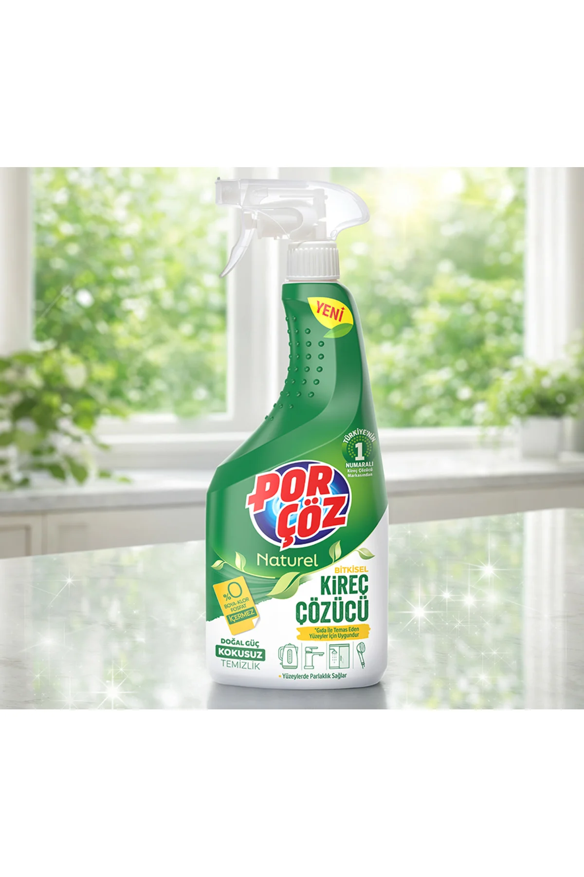 Naturel Bitkisel Kireç Çözücü Sprey 750 ml. 1 adet | Boya Klor Fosfat içermez Fiyatı, Yorumları ve Özellikleri