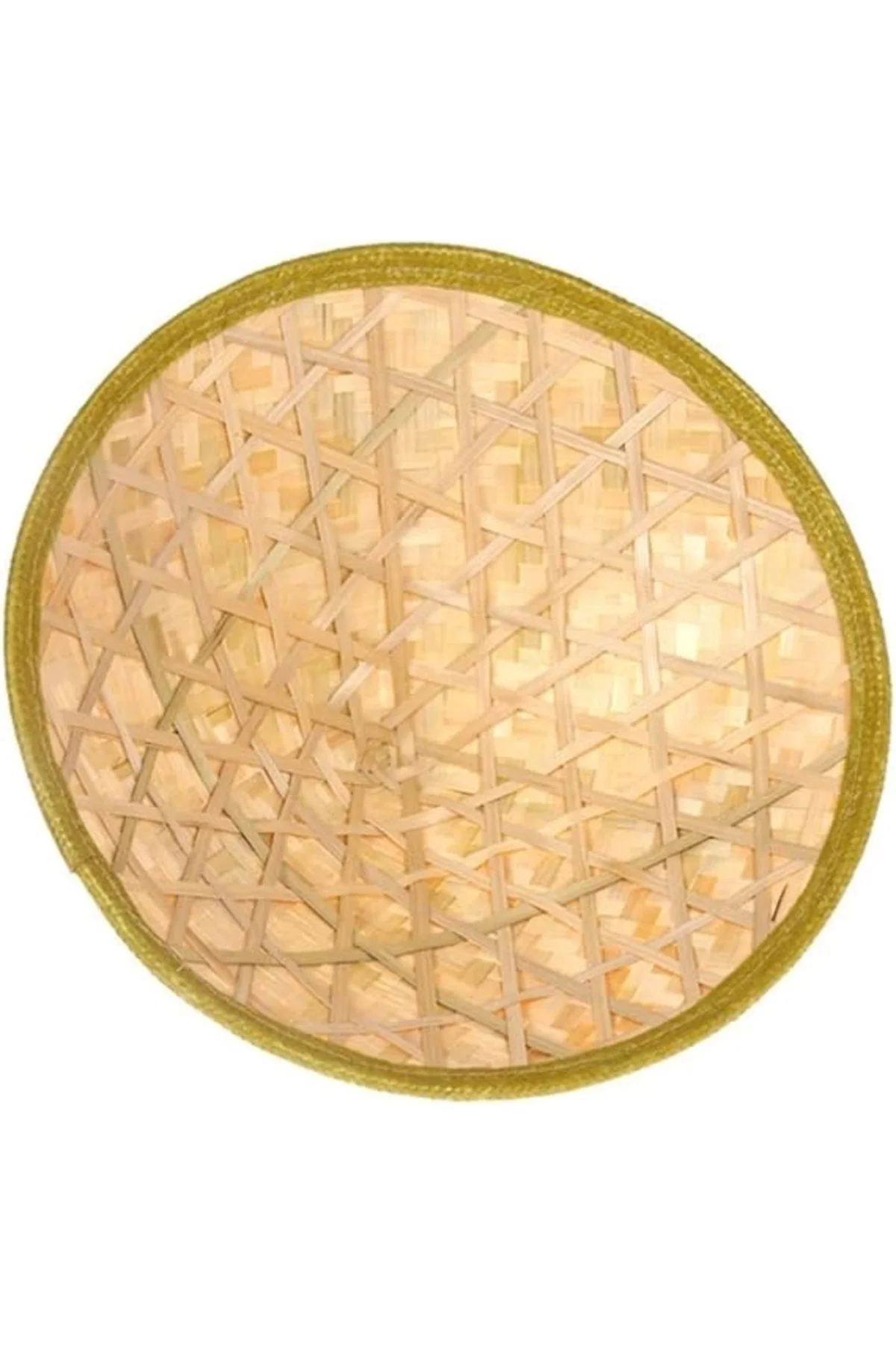 Naturel Renk Cambodia Kamboçyalı Vietnam Şapkası Pvc Hasır Naturel Renk Cambodia Kamboçyalı Vietnam Şapkası Pvc Hasır - Görsel 4