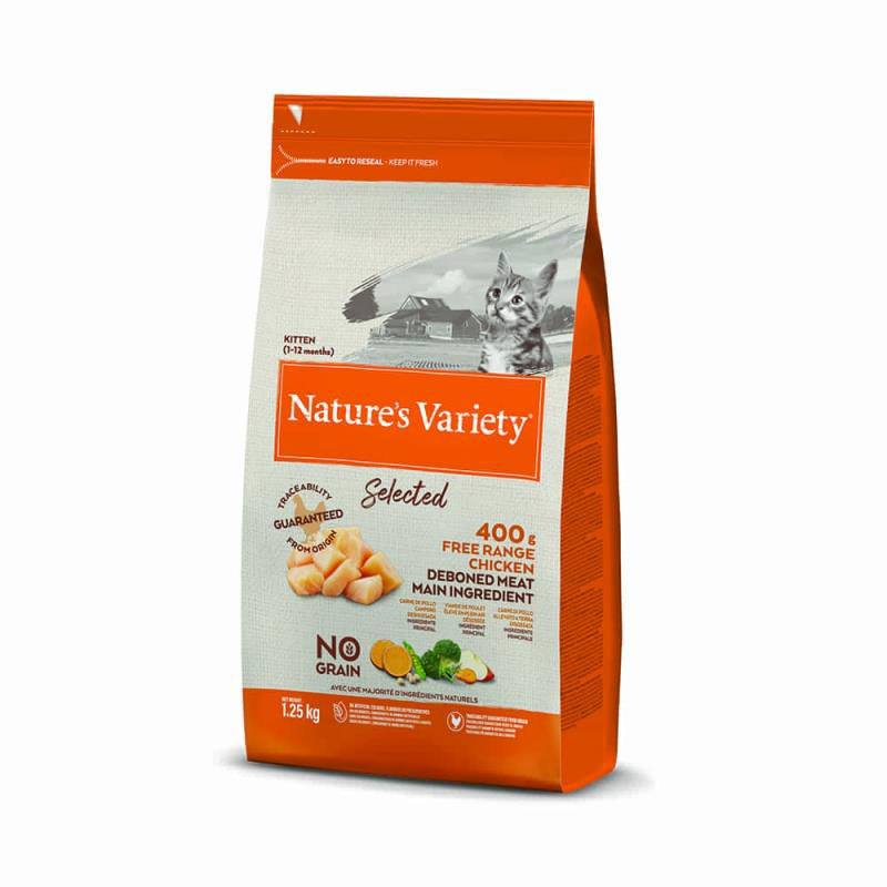 Nature's Variety Cat No Grain Kitten Free Range Chicken Yavru Ked