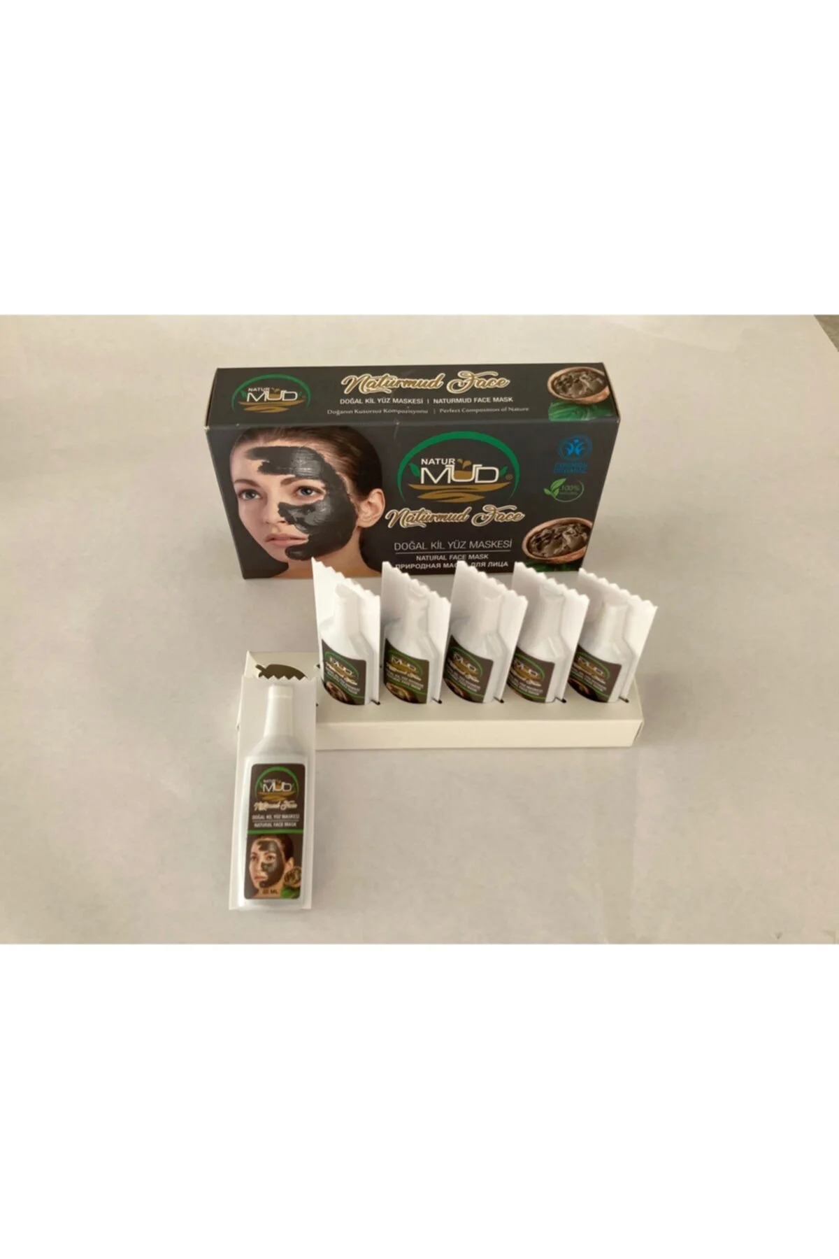 Naturmud %100 Doğal Kil Yüz Maskesi Natural Face Mask 6 x 25 ml P