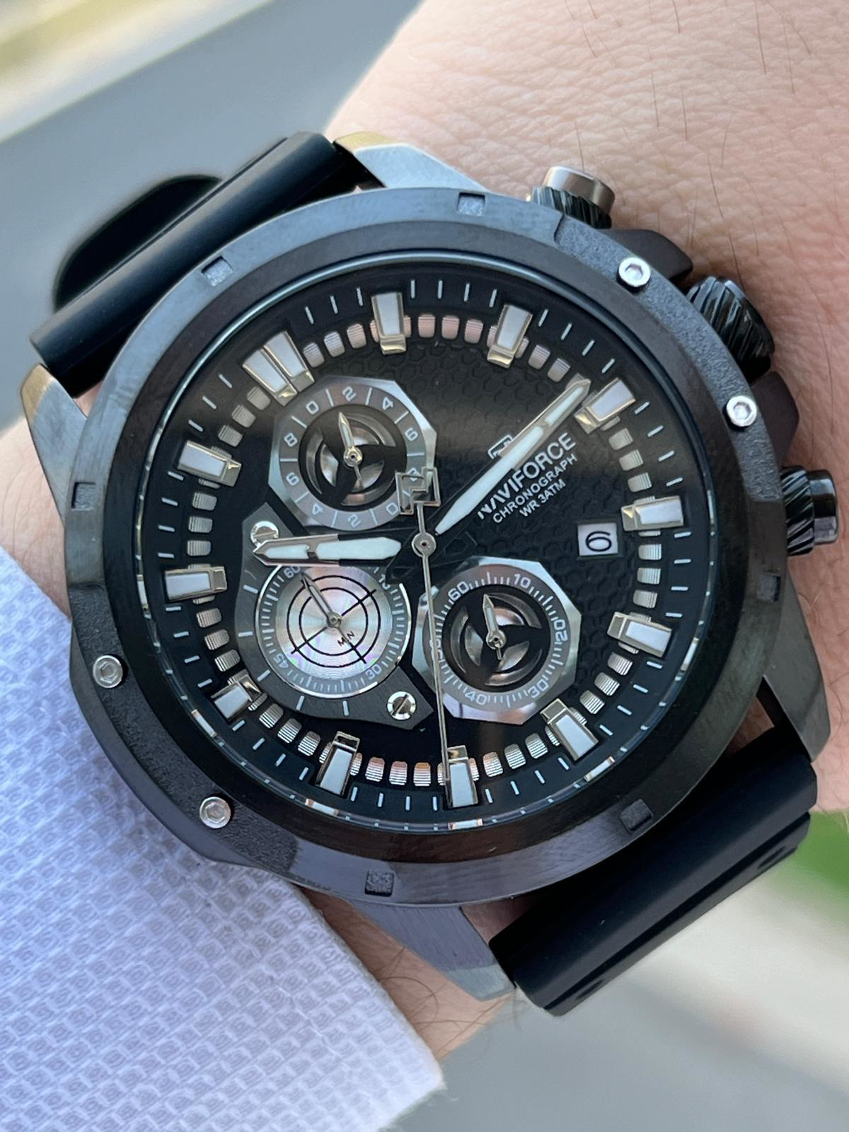 Naviforce Silikon Kordon İç Fonksiyonları Aktif İyon Kaplama Kasa Naviforce Silikon Kordon İç Fonksiyonları Aktif İyon Kaplama Kasa