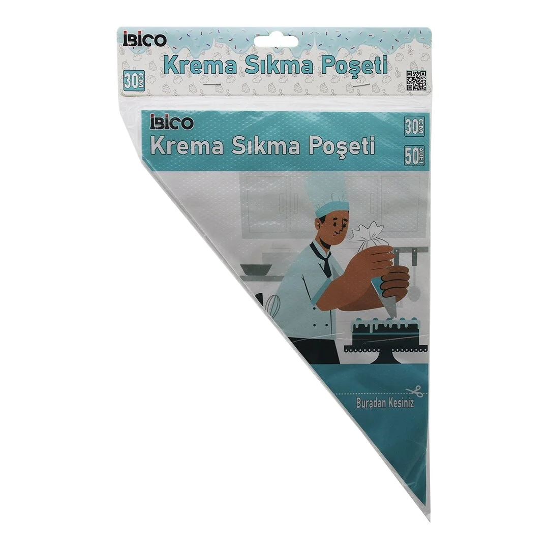 Naylon 30cm 50pcs Krema Sıkma  Poşeti Torbası Bx40 Fiyatı, Yorumları ve Özellikleri