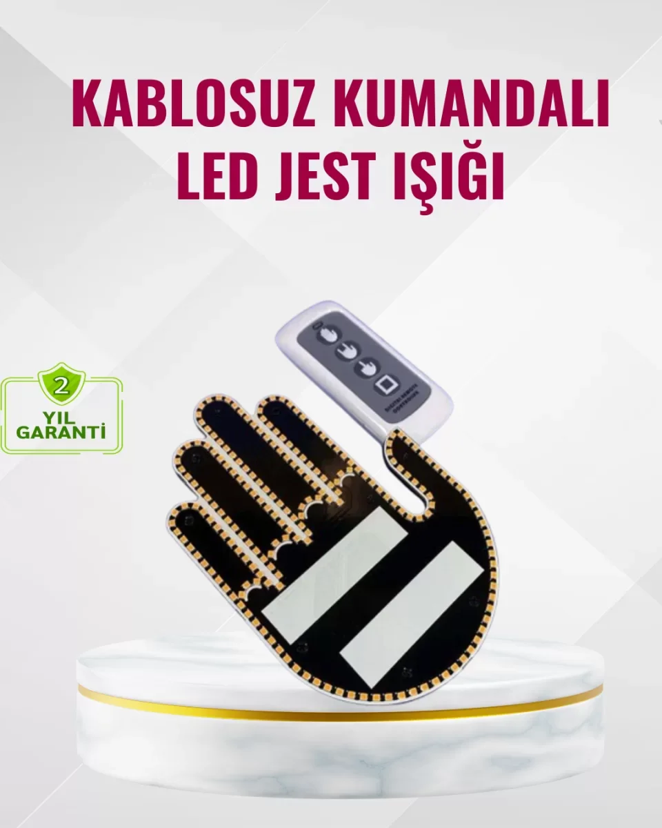 Naylon Bantlı Kolay Montajlı Araç Jest Işığı - Lisinya