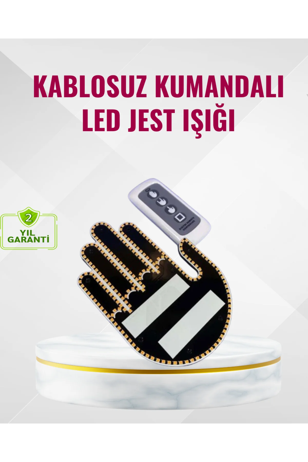 Naylon Bantlı Kolay Montajlı Araç Jest Işığı