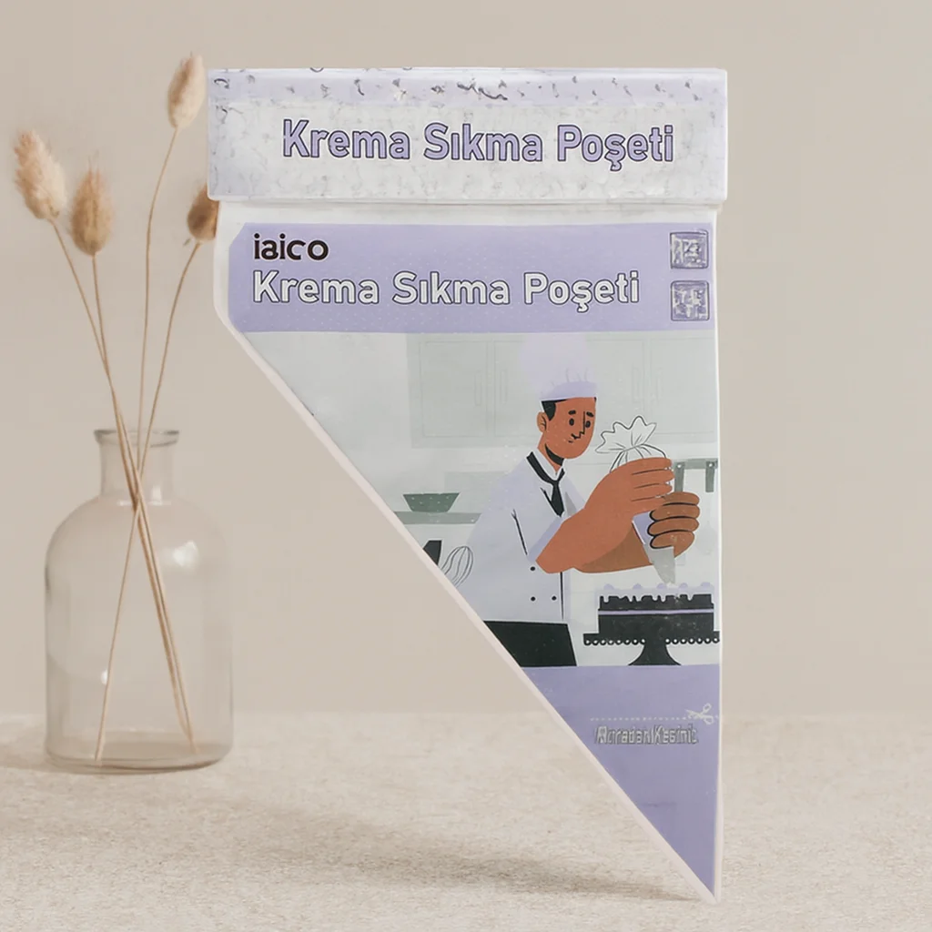 Naylon Krema Sıkma Torbası 25 cm Naylon Krema Sıkma Torbası 25 cm