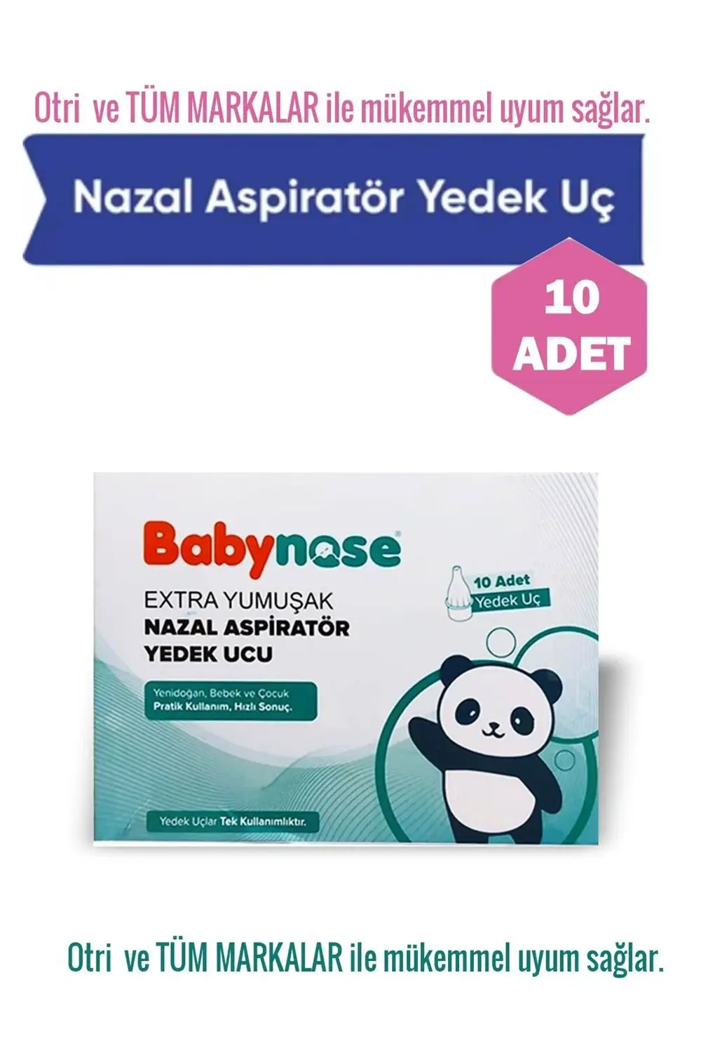Nazal Aspiratör Yedek Ucu 10 Adet