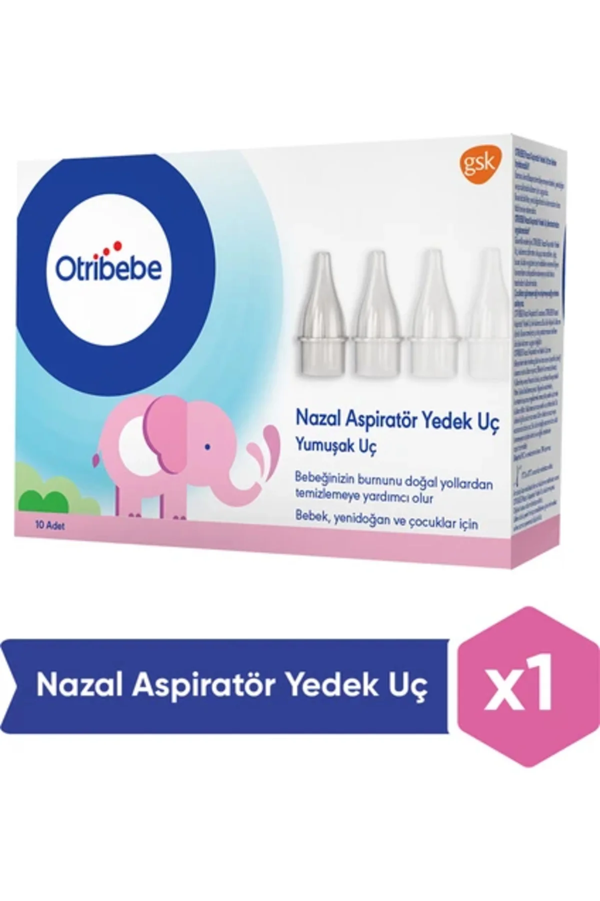 Nazal Burun Aspiratörü Yedek Uç 10'lu