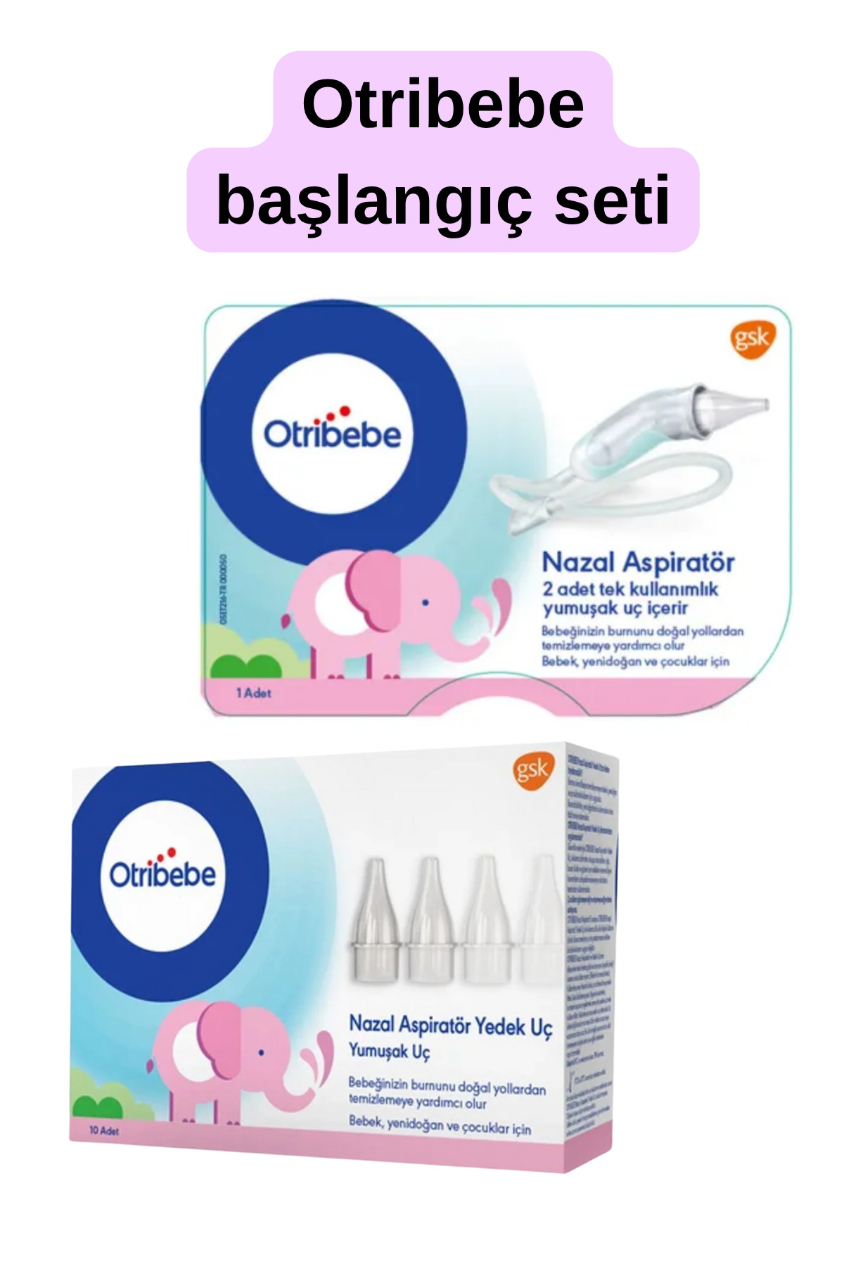 Nazal Burun Aspiratörü Başlangıç Seti