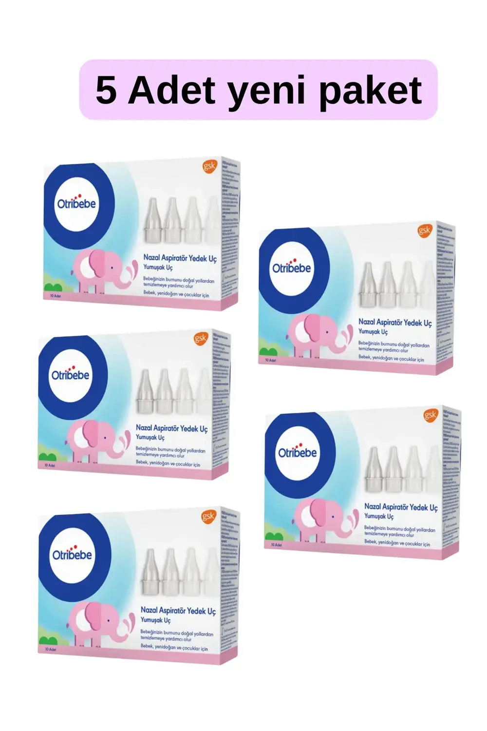 Nazal Burun Aspiratörü Yedek Uç 10 Adet 5 Adet