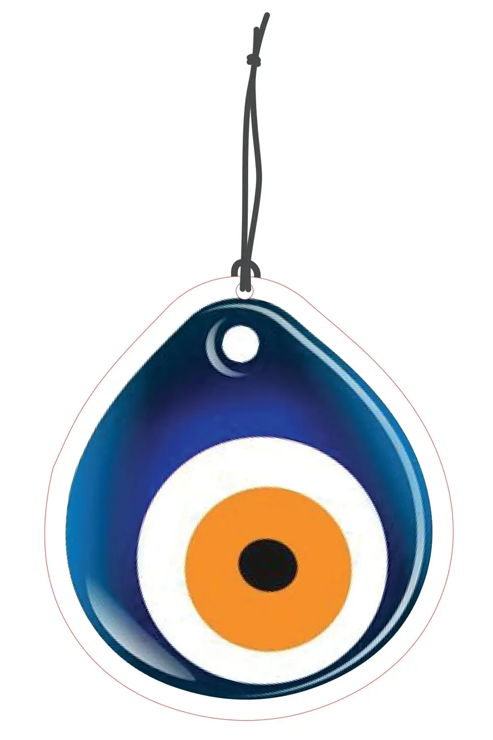 Nazar Boncuğu Tasarımlı Dekoratif Oto Kokusu ve Oto Aksesuarı