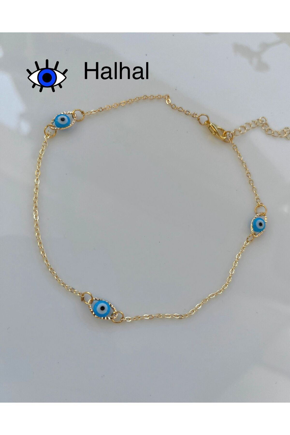 NAZAR BONCUKLU KARARMAZ ZİNCİR HALHAL
