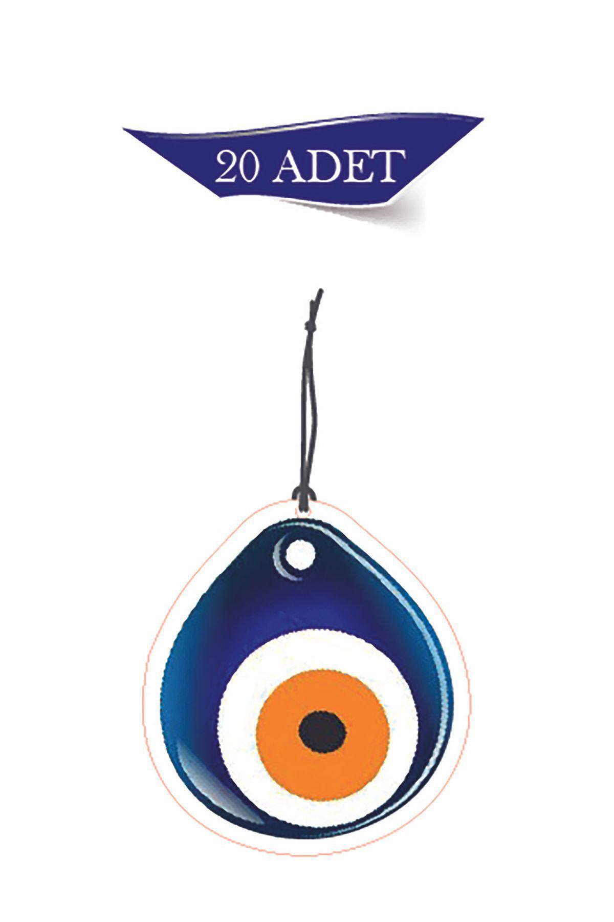 Bymeyla Nazar Bonvuğu Tasarimli 20'Li Dekoratif Oto Kokusu Ve Oto Aksesua