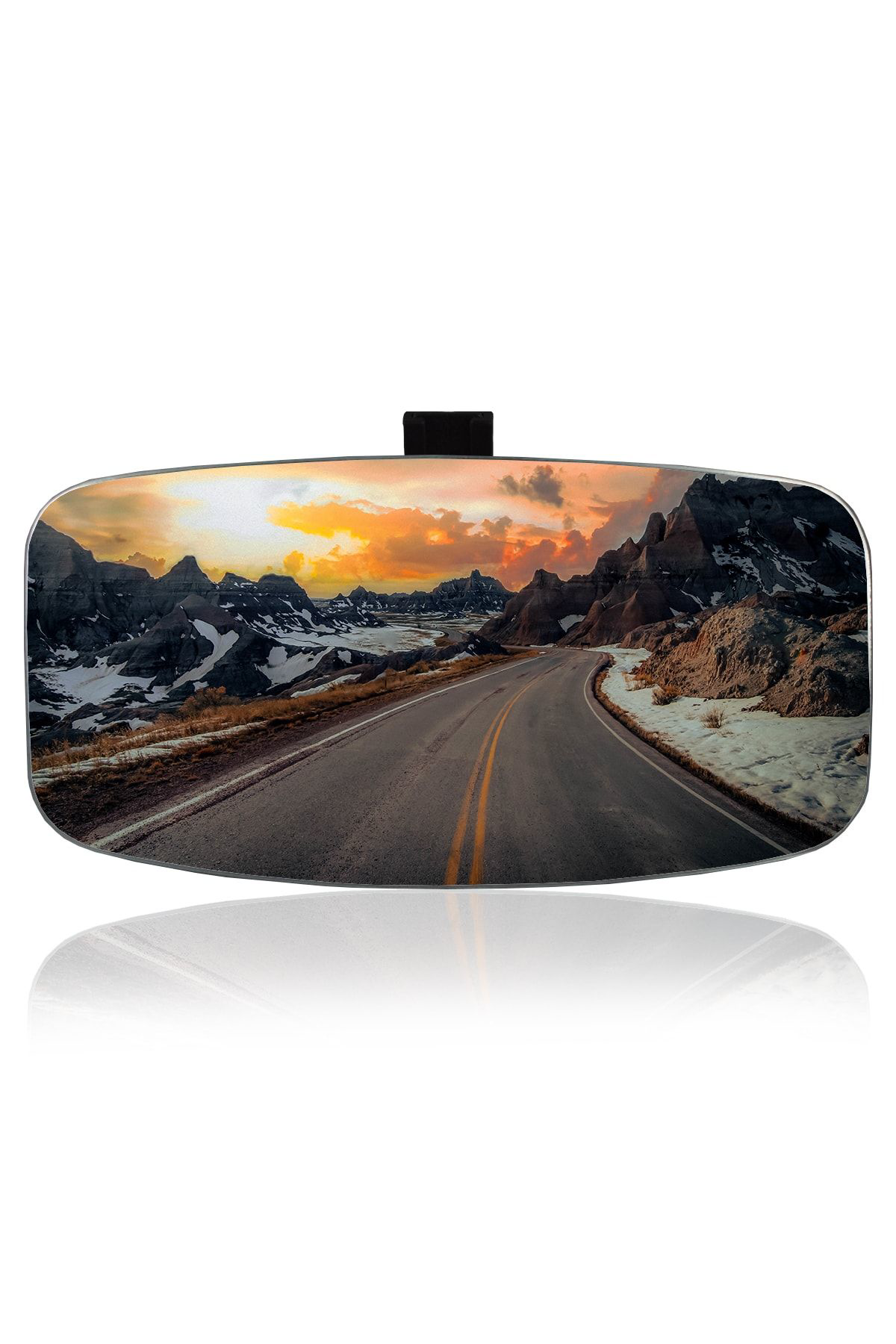 Nazar Eğik Kollu Universal Dikiz Aynası 29x15 Cm