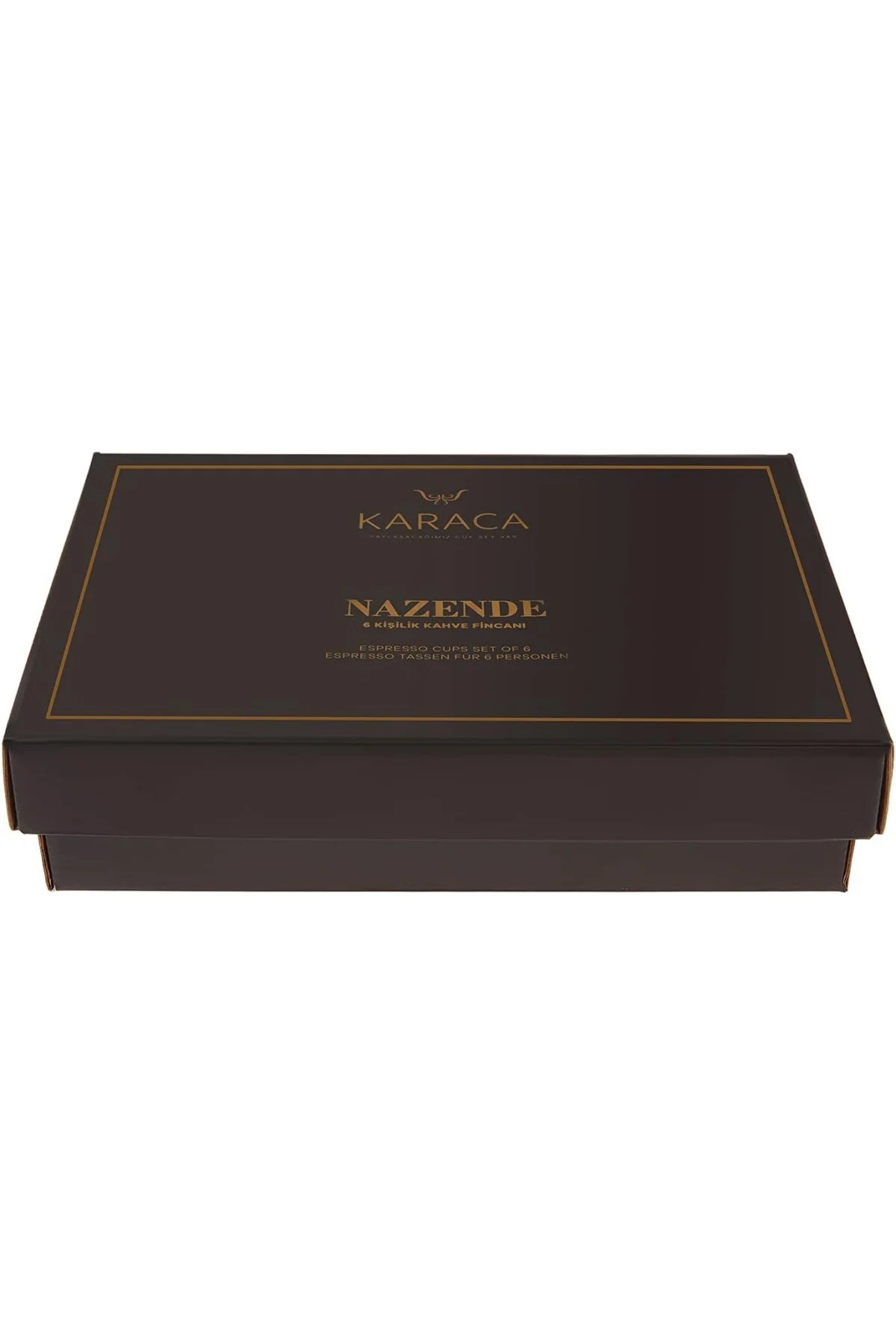 Nazende 6 Kişilik Kahve Fincanı Takımı 80 ml