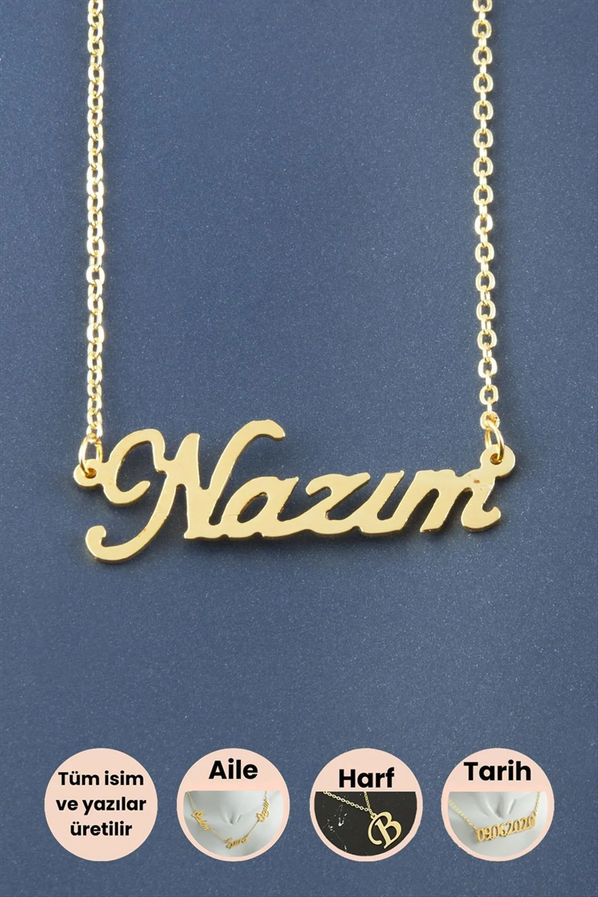 Nazım İsimli Kolye Nazım İsimli Kolye