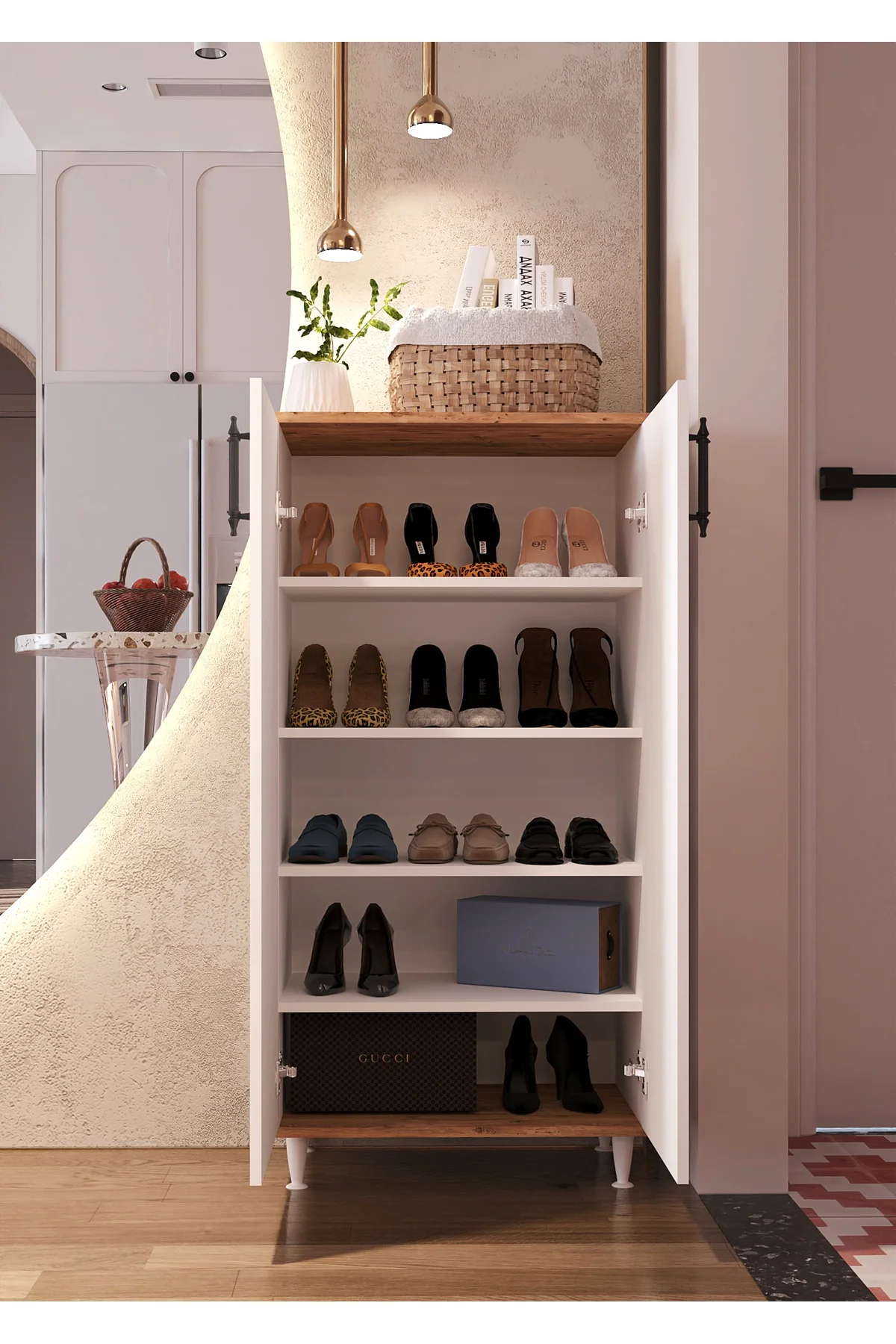 Nazlı Ayakkabılık Çok Amaçlı Dolap