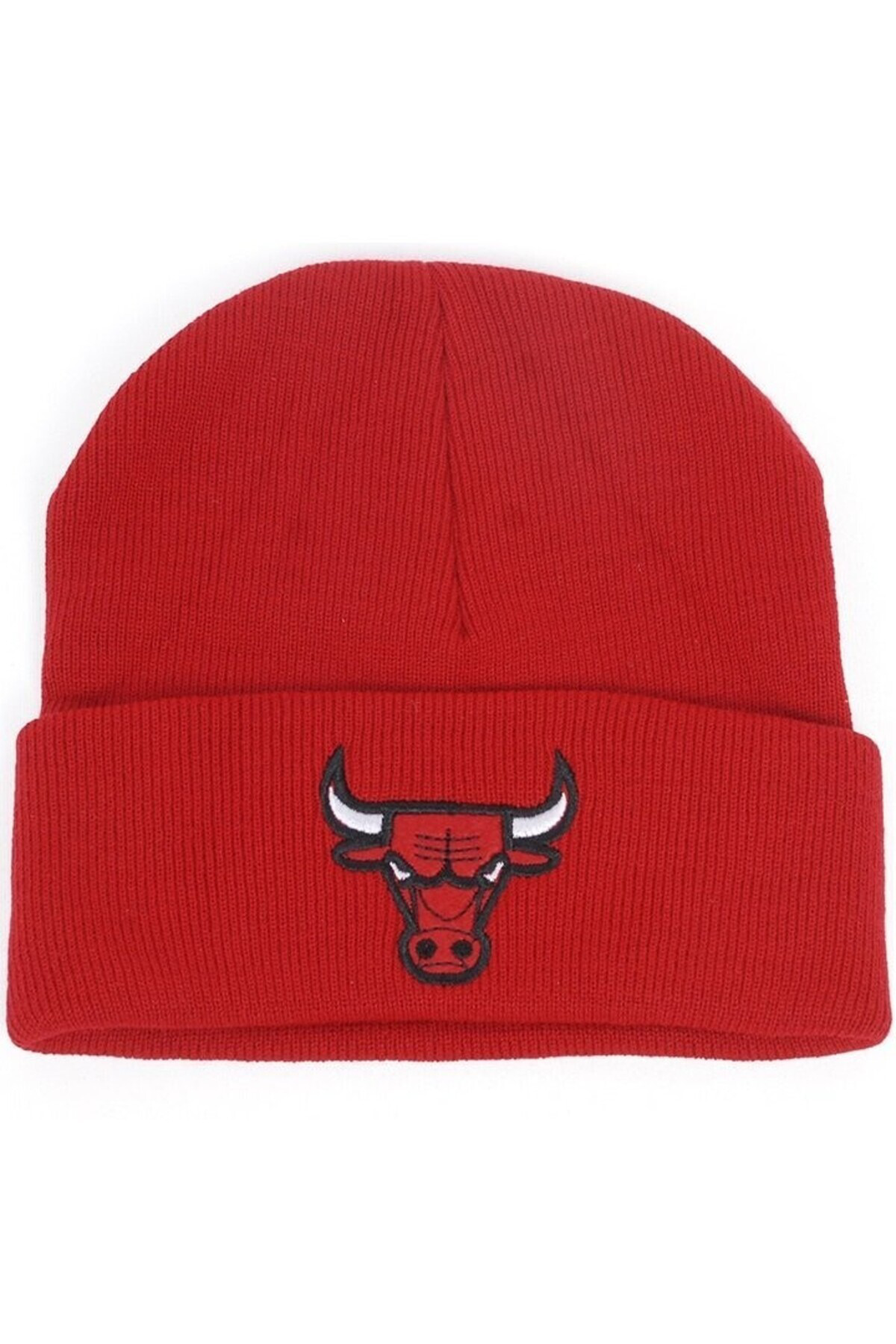 NBA Chicago Bulls Katlamalı Bere Kırmızı NBA Chicago Bulls Katlamalı Bere Kırmızı