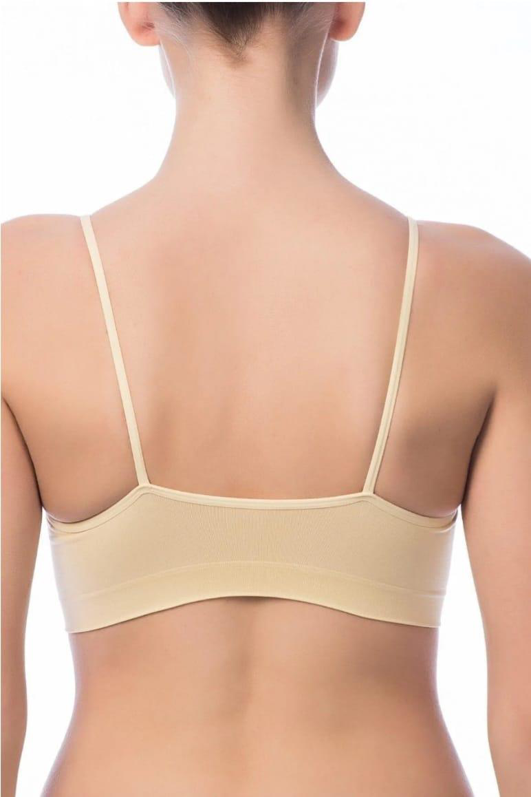 Nbb 2415 Bayan Dikişsiz İp Askili Büstiyer Tekli Nbb 2415 Bayan Dikişsiz İp Askili Büstiyer Tekli