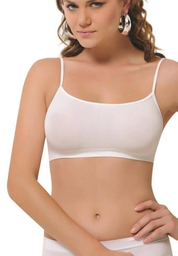 Nbb  2415 Bayan Dikişsiz İp Askili Büstiyer 3 Adet