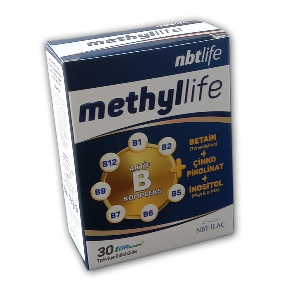 NBT Life Methyllife 30 Kapsül NBT Life Methyllife 30 Kapsül