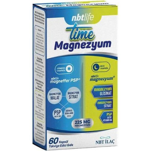 Nbt Life Time Magnezyum 60 Kapsül