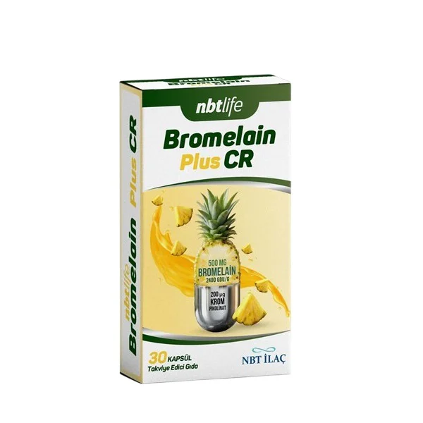 NbtLife Bromelain Plus CR 30 Kapsül NbtLife Bromelain Plus CR 30 Kapsül