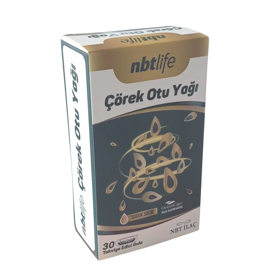 NBTLife Çörek Otu Yağı 30 Kapsül NBTLife Çörek Otu Yağı 30 Kapsül