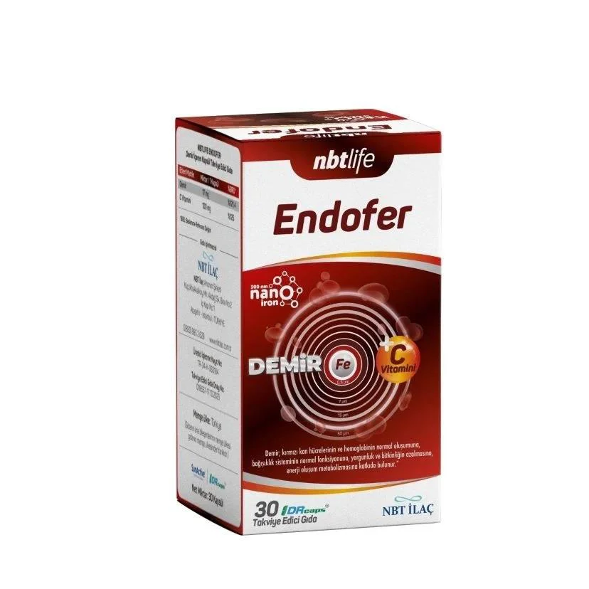 NBTLife Endofer 30 Kapsül NBTLife Endofer 30 Kapsül