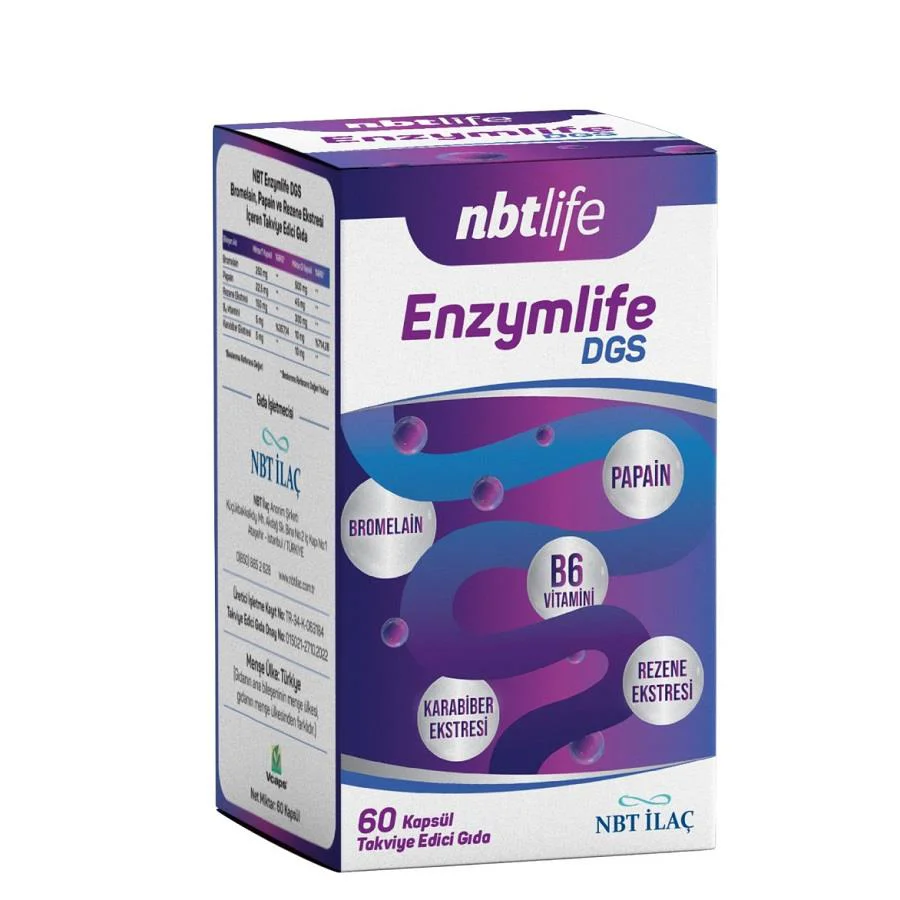 NBTLife Enzymlife DGS 60 Kapsül NBTLife Enzymlife DGS 60 Kapsül